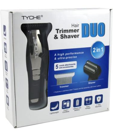 Tyche Hair Trimmer & Shaver Duo 2-in-1 | Precision Grooming for All | International Shipping - Buy Online on GoSupps.com