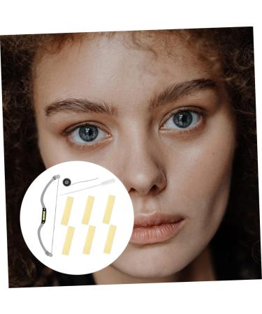 Healeved 5 Sets eyebrow drawing tool premium eyebrow corrector professional eyebrow ruler 22.5x4.3cmx5pcs Silverx5pcs - Buy Online on GoSupps.com