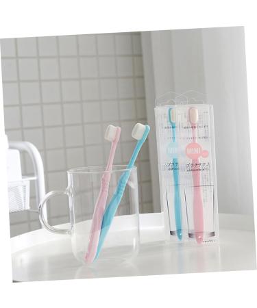 Buy FRCOLOR Nano Ultra-fine Soft Toothbrush - 2pcs Portable Toothbrush for Daily Teeth Cleaning | Ideal for Pregnant Women - International Shipping Available - Buy Online on GoSupps.com