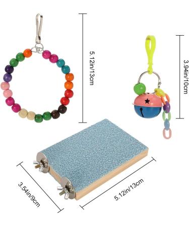 upain Bird Toys 8 Pack Parrot Toy Set Bells Hanging Swing Shredding Chewing Toy for Cage Bird Ringneck Parrot Parakeets Cockatiels Macaws Finches Mynah Budgies Small Birds - Buy Online on GoSupps.com
