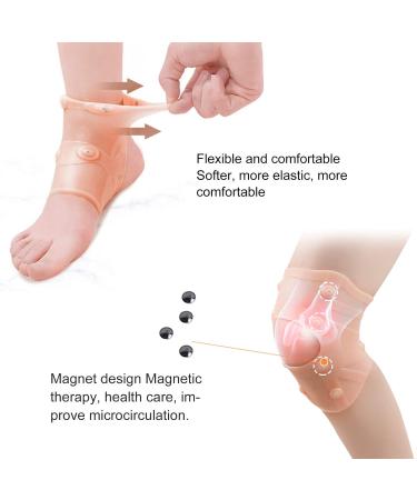 Magnetic Ankle Brace - Breathable Compression Support for Sprains & Injury Prevention | Adjustable Wrap for Men & Women - Buy Online on GoSupps.com