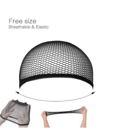 6PCS Mesh Black Wig Caps - Natural Nylon Wig Cap Net by Akstore - Buy Online on GoSupps.com