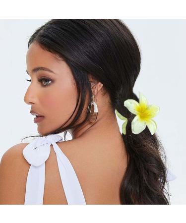 4Pcs Flower Hair Claw Clips for Women - Strong Hold Jaw Clip for Thin, Thick, Curly Hair - Hair Accessories - Buy Online on GoSupps.com