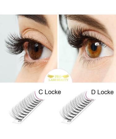 Pre Made Fan Eyelash Extensions 3D-D-0.10-9mm Short Stem | Russian Volume Lashes 0.07 0.10 | 9mm 3D-D-0.10 - Buy Online on GoSupps.com