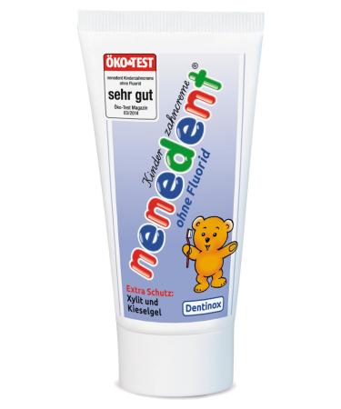 Nenedent children's toothpaste without fluoride 4 x 50 ml