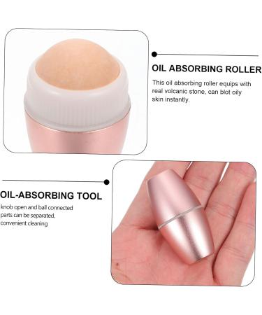 Ipetboom Volcanic Stone Oil-absorbing Ball Facial Rolling Stone Oil- Absorbing Facial Roller Makeup Roller Cleaning Products Volcanic Face Roller Whetstone Aluminum Alloy Oil Control - Buy Online on GoSupps.com