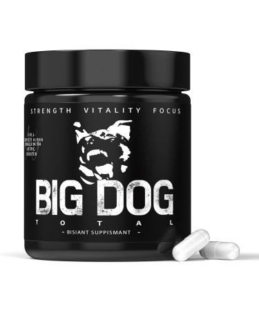 Big Dog Total Male 3-in-1 Total Alpha Blend Men s Must-Have Non-GMO - Natural Energy & Endurance Support 60 Count (Big Dog Total - 1Pcs) 60 Count (Pack of 1) - Buy Online on GoSupps.com