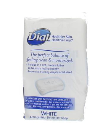 Dial Antibacterial Deodorant Soap White 4oz - Pack of 9 Bars | Antibacterial Protection | Deodorant Bar Soap - Buy Online on GoSupps.com