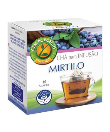 Cem Porcento - Blueberry Leaves (Vaccinium myrtilus L.) - 8 x 10 teabags (total: 80 teabags)
