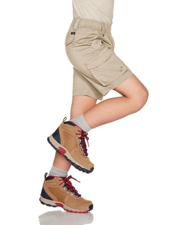 CQR Kids Youth Pull on Cargo Shorts | Lightweight Elastic Waist Athletic Short for Outdoor Camping and Hiking | Driflex Shorts with Pockets - Khaki Large - Buy Online on GoSupps.com