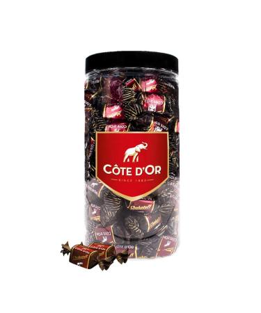 Côte d'Or Chokotoff - dark chocolate candy with caramel - in reusable jar - 800g