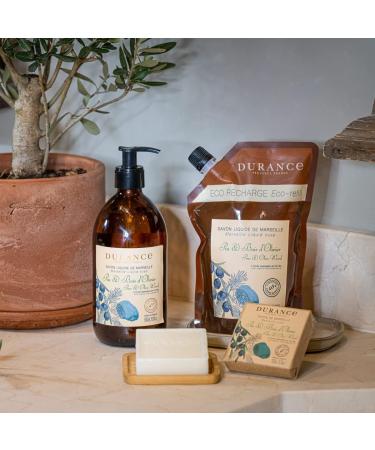 Durance Pine & Olive Wood Marseille Liquid Soap 500ml Paraben-Free Hand & Body Wash With Olive Oil & Red Rice Extract Vegan Friendly Shower Gel - Buy Online on GoSupps.com