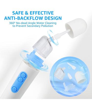 Bellababy Baby Nasal Aspirator | Rechargeable Nose Sucker with 3 Suction Levels and Light Function | Anti-Backflow | Portable Carrying Bag | Mute Operation (Dark Blue) - Buy Online on GoSupps.com