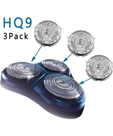 HQ9 Replacement Heads for Philipps Norelco 8151XL 8150XL 8140XL 9190XL 9170XL 9170XLCC 9160XL 9160XL 8170XL 8170XL 8160XL Electric Shaver Heads(3 Packs) - Buy Online on GoSupps.com