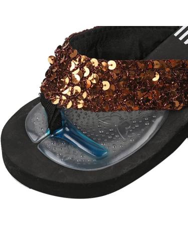 3 Pairs Gel Flip-Flops Forefoot Pads - Anti-Slip Shoe Inserts & Stickers for Ultimate Comfort | Blue - Buy Online on GoSupps.com