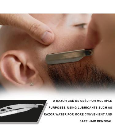 KQNM Razor with 10 Blades - Premium Straight Shave for Men Barber Razor & Perfect Gift Set - Buy Online on GoSupps.com