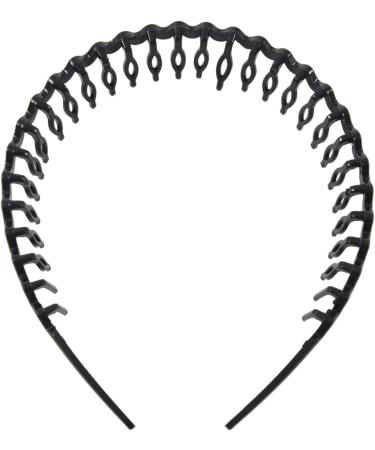 YIZAN (R) Plastic Teeth Comb Hairband Hair Hoop Headband Black for Woman - Buy Online on GoSupps.com