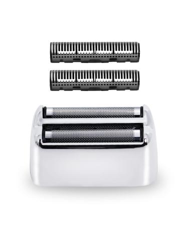 FXFS2 Replacemnet Foil and Cutter Compatible with Bab-yli-ss PRO Barbe-rology Double Foil Shaver Shaver Head for Bab-yli-sspro Replacement Blade