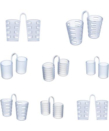 Nasal Dilators x8 Pack for Snoring Relief - Anti Snore Devices by Runesol Clear - 8 Count - Buy Online on GoSupps.com