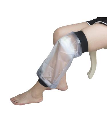 HKF HO KI HO Waterproof Knee Cast Cover for Shower Waterproof Protectors Cast and Dressing Cover Comfortable Watertight Seal to Keep Wounds Bandage Dry