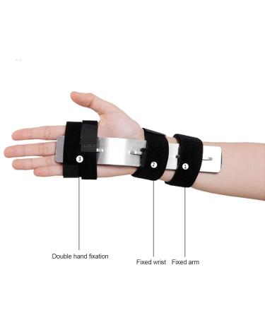 Orthopedic Wrist Brace Orthosis - Adjustable Support for Carpal Tunnel Hand Stabilization & Wrist Fixation - International Shipping Available - Buy Online on GoSupps.com