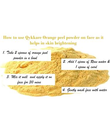  QURA QURA Orange peel powder for skin whitening - 100g - Buy Online on GoSupps.com