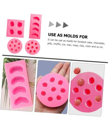 PRETYZOOM 4pcs Sugar Pastry Cake Chocolate DIY Blueberry Fondant Molds Baking Pineapple Orange Shaped Cookie - Buy Online on GoSupps.com