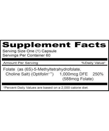 Priority One Vitamins - Priority Folate 30 Capsules - Superior Folate Supplementation with Optifolin+ 5MTHF Folate* - Buy Online on GoSupps.com