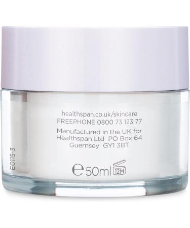 Healthspan Anti-Ageing Day Cream SPF15 (50ml) | Combat the effects of lower oestrogen levels | Phytoestrogens | Hydrate & Improve Skin Elasticity | Reduce Lines & Wrinkles | Brighter Complexion - Buy Online on GoSupps.com