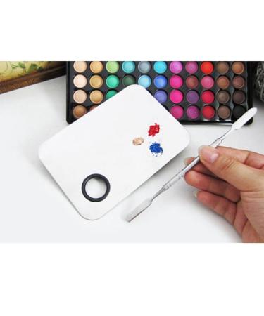 Frcolor Stainless Steel Mixing Palette with Spatula - Essential Makeup Tool for Professionals & Enthusiasts | 1 Piece - Buy Online on GoSupps.com