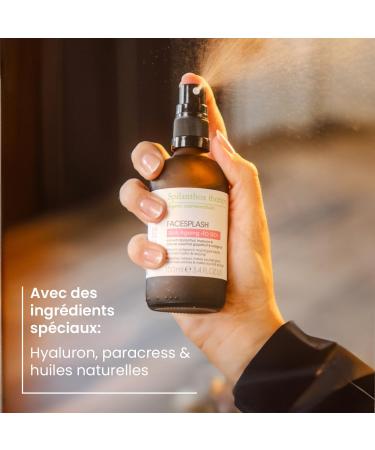 Spilanthox therapy - Facesplash Anti-Aging TO GO - soin du visage raffermissant & nourrissant - spilanthol & acide hyaluronique - spray fixant anti- ge - cosm tique naturel vegan - 100ml - Buy Online on GoSupps.com