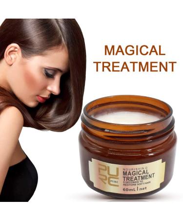 2 Pack Magical Hair Treatment Mask - Advanced Molecular Formula for Soft and Smooth Hair - 5 Seconds to Restore Dry Ends - 60ml (2pcs) - Buy Online on GoSupps.com