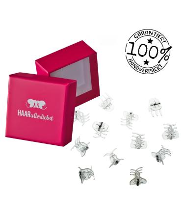 Hair-like Love Orchids Hair Clips - Small 2cm Transparent Clip Box for Girls & Women | Pink Hair Jewelry - Buy Online on GoSupps.com