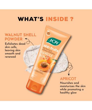 Buy Joy Skin Fruits Gentle Moisturizing Apricot Scrub 200ml - Nourishing Exfoliating Scrub for All Skin Types | International Shipping Available - Buy Online on GoSupps.com