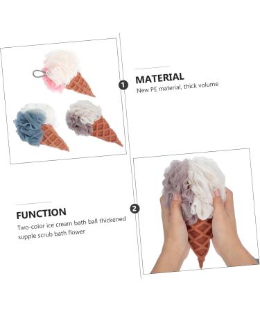 Buy Housoutil Bath Ball Scrubber & Shower Puff | Durable Body Scrubbers in Assorted Colors for Spa & Bath - Buy Online on GoSupps.com