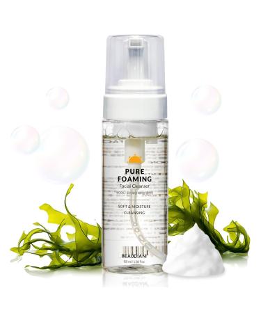 BEAUDIANI Pure Foaming Cleanser | Gentle Cica & Orange Oil Face Wash, Vegan Makeup Remover & Pore Care for Sensitive & All Skin Types