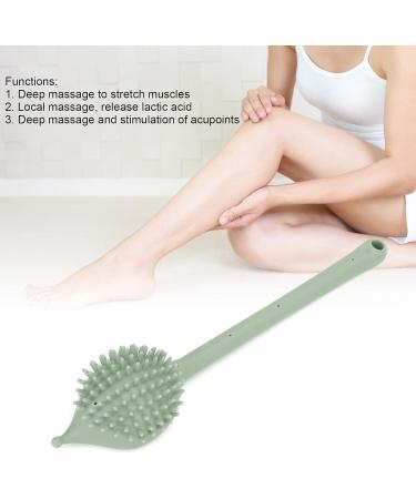 ZJchao Back Massage Hammer - Double-Sided Meridian Pat Massage Device for Relaxation & Tiredness Relief | Fitness Silicone Green Hedgehog Design - Buy Online on GoSupps.com