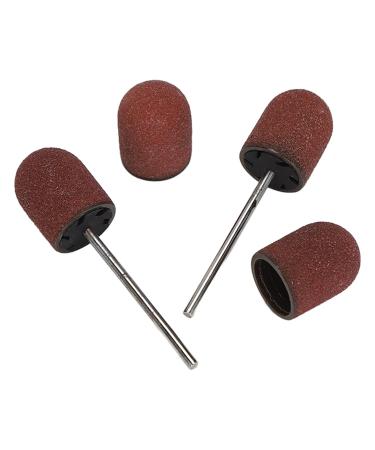 Nail Drill Bits Sanding Bands 120# Grit Nail Art Sanding Caps Manicure Polishing Grinding Bands Nail Drill Bits Set with Shaft Professional Nail Sanding Bands For Nail Drill - Buy Online on GoSupps.com