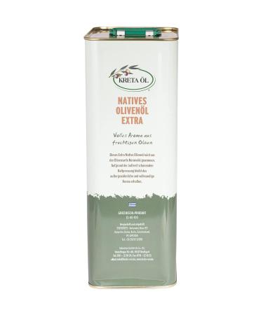 Buy Extra Virgin Olive Oil - 5 Liters (1 Pack) - Authentic Crete Oil for Cooking & Health - Buy Online on GoSupps.com
