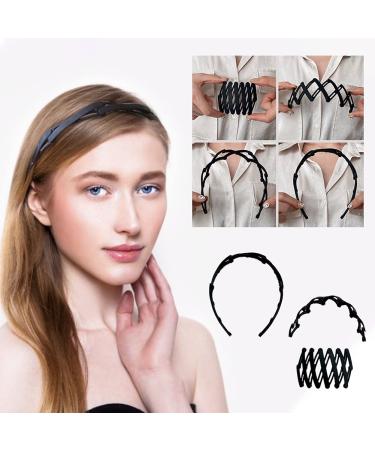 Compact Foldable Headband - Gray Retractable Pocket Hair Band - Stylish DIY Accessories for Effortless Hair Management - Buy Online on GoSupps.com