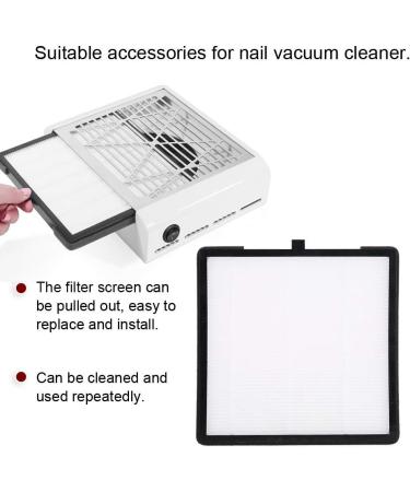 Powerful Nail Dust Collection Filter | Essential Manicure Dust Collector for Home & Salon Use - Buy Online on GoSupps.com