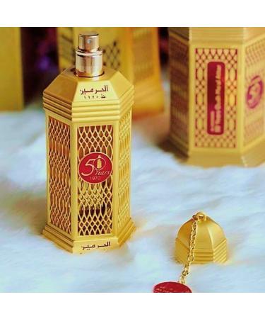 Al Haramain Golden Oud - Perfume for Women and Men - Amber Spicy fragrance - Timeless Elegance with Notes of Thyme and Sandalwood - 3.4 oz EDP Spray - Buy Online on GoSupps.com