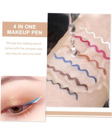 DOITOOL Colorful Eyeliner Pen 6pcs Waterproof Eyeliner Liquid Eyeliner Neon Eye Makeup Tool Cosmetic Makeup Pen Miss Very Fine - Buy Online on GoSupps.com