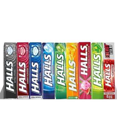Halls Mint Pick and Mix - Choose any 5 flavours of your choice Helps keep Teeth Clean And Mouth Fresh(18)
