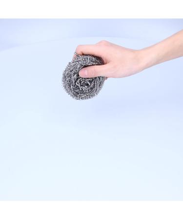 Stainless Steel Scrubber Cleaning Ball Scouring Ball for Pot Cleaner KitcheCleaning Tool for Kitchens Bathroom and More Kitchenware