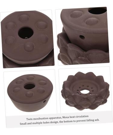 Healeved Box Umbilical Heating Moxibus Tie-Rod Focal Holder & Moxa Mugwort Burner - Handheld Gua-Sha Body Massage Roller for Ultimate Care - Buy Online on GoSupps.com