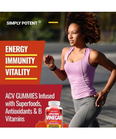 ACV Gummies for Weight Loss - 60 Apple Cider Vinegar Pills with Pomegranate, Beet & B Vitamins for Gut Detox - Buy Online on GoSupps.com