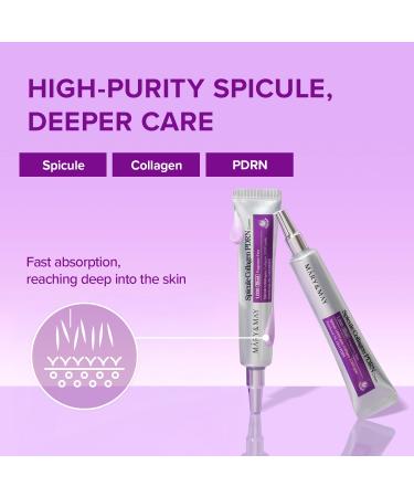Mary&May Spicule Collagen PDRN Cream - Korean Face Moisturizer with Marine Spicules & French Collagen - Plumping Barrier Elasticity Treatment Ceramide Panthenol for Sensitive Skin 15g / 0.5 oz - Buy Online on GoSupps.com
