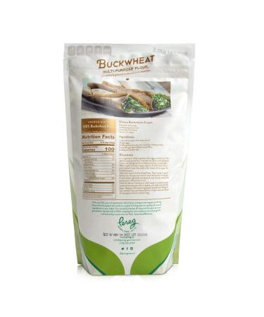 Pereg Buckwheat Flour (16 Oz) - Gluten-Free Wheat Flour Alternative for Baking Cookies and Cakes - Non-GMO - Buy Online on GoSupps.com