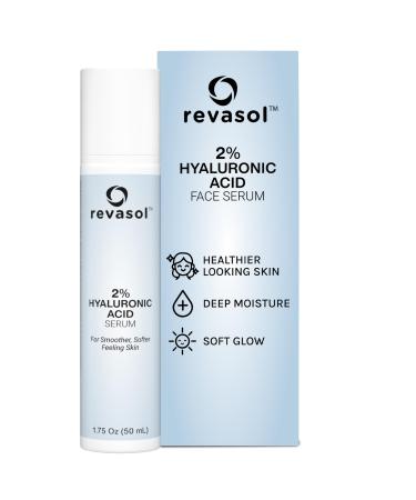 Revasol 2% Hyaluronic Acid Serum for Face and Body Facial Skin Care Products Hydrating Serum for Skincare Hyaluronic Acid Moisturizer Improve Skin Moisture and Smoothness